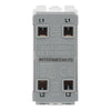BG R13 Nexus Grid White 20A 20AX Intermediate Switch Module