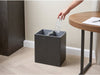 Corby Sheffield Metal Dual Recycling Bin with Plastic Inserts in Black