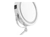 Corby Winchester Illuminated Wall Mounted Mirror in Chrome