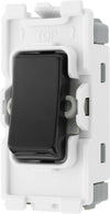 BG RPCDB12 Evolve Grid Black 20A 20AX 2 Way 1 Pole Switch Module