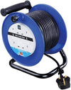 Masterplug LDCC3013/4BL Blue 13A 4 Gang Cable Reel 30m