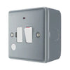 BG MC551F Metal Clad | 13A 2 Pole Flex Outlet Neon Switched Fused Connection Unit