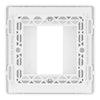 BG Evolve Pearlescent White 20AX 2 Way Emergency Lighting Test Key Switch - Key Included - White Insert
