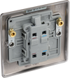 NBN31 Back - This 20A double pole switch with indicator from British General has been designed for the connection of refrigerators water heaters, central heating boilers and many other fixed appliances.