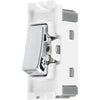 BG RBS12 Nexus Grid Brushed Steel 20AX 2 Way 1 Pole Switch Module