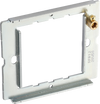 BG RFR12 1 and 2 Gang Grid Frame for Nexus Metal - White Moulded - Metal Clad and Part M Front Plates