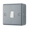 BG MC512 Metal Clad 20A 16AX 2 Way Single Light Switch