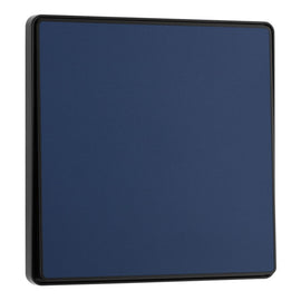 BG Evolve Matt Blue Intermediate Edge to Edge Rocker Switch PCDDB13EB with 35mm Steel Back Box