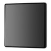 BG Evolve Black Chrome Intermediate Edge to Edge Rocker Switch PCDBC13EB with 25mm Steel Back Box
