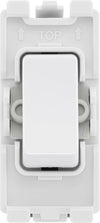 BG RPCDW13 Evolve Grid White 20A 20AX Intermediate 1 Pole Switch Module