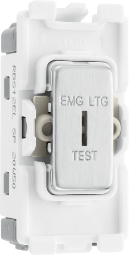 BG RBS12EL Nexus Grid 20AX 2W Secret Key Switch Module EMG LTG TEST