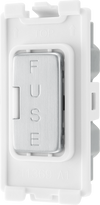 BG RBSFUSE Nexus Grid Brushed Steel 13A Fuse Holder Module