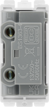 BG RBSFUSE Nexus Grid Brushed Steel 13A Fuse Holder Module