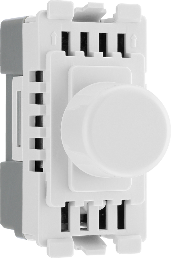 BG RDTR Nexus Grid White 2 Way 200W Trailing Edge Dimmer Module