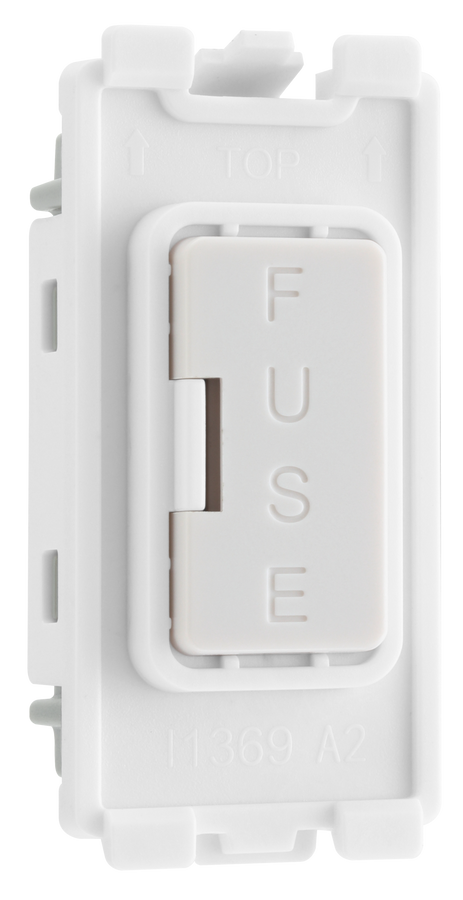 BG RFUSE Nexus Grid White 13A Fuse Holder Module