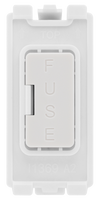 BG RFUSE Nexus Grid White 13A Fuse Holder Module