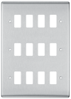  RNBS12 Front - The Grid modular range from British General allows you to build your own module configuration with a variety of combinations and finishes.