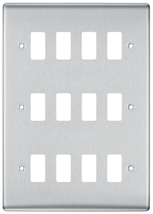  RNBS12 Front - The Grid modular range from British General allows you to build your own module configuration with a variety of combinations and finishes.