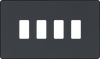 RPCDMG4B Front - The Grid modular range from British General allows you to build your own module configuration with a variety of combinations and finishes.