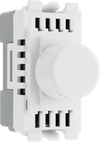 BG RPCDWDTR Evolve Grid White 200W 2 Way Intelligent Trailing-Edge LED Push Rotary Dimmer Module