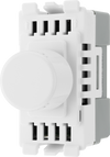 BG RPCDWDTR Evolve Grid White 200W 2 Way Intelligent Trailing-Edge LED Push Rotary Dimmer Module