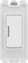 BG RPCDWFUSE Evolve Grid White 13A Fuse Holder Module