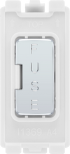 BG RPCFUSE Nexus Grid Polished Chrome 13A Fuse Holder Module