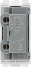 BG RPCFUSE Nexus Grid Polished Chrome 13A Fuse Holder Module