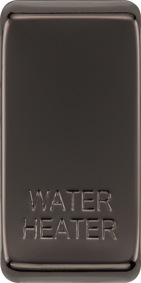 BG RRWHBN Nexus Grid Black Nickel 'WATER HEATER' Rocker