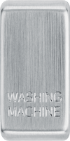 BG RRWMBS Nexus Grid Brushed Steel 'WASHING MACHINE' Rocker