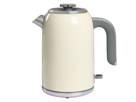 1.8L Kettle (Hertford / SD-259B) in Cream & Chrome - UK Plug