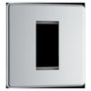 BG Nexus Screwless Polished Chrome Single Master Touch Dimmer Switch White Insert FPCTDM1W