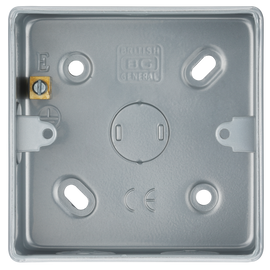 BG MC501 | Metal Clad 1 Gang and 2 Gang Grid Surface Mounting Box