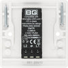 BG 881 Moulded Round Edge | White | 1 Gang 200W 2 Way Trailing Edge Dimmer Switch