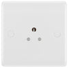 BG 828 Moulded Round Edge | White | 1 Gang 2A Unswitched Round Pin Socket