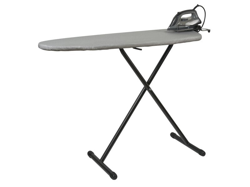 Corby Oxford Ironing Centre in Light Grey with 1600W Steam Iron (Y-879) - UK Plug