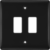 BG RNFB2 Nexus Metal Matt Black 2 Module Grid Front Plate