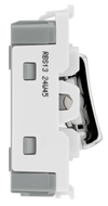 BG RBS13 Nexus Grid Brushed Steel 20AX Intermediate Switch Module