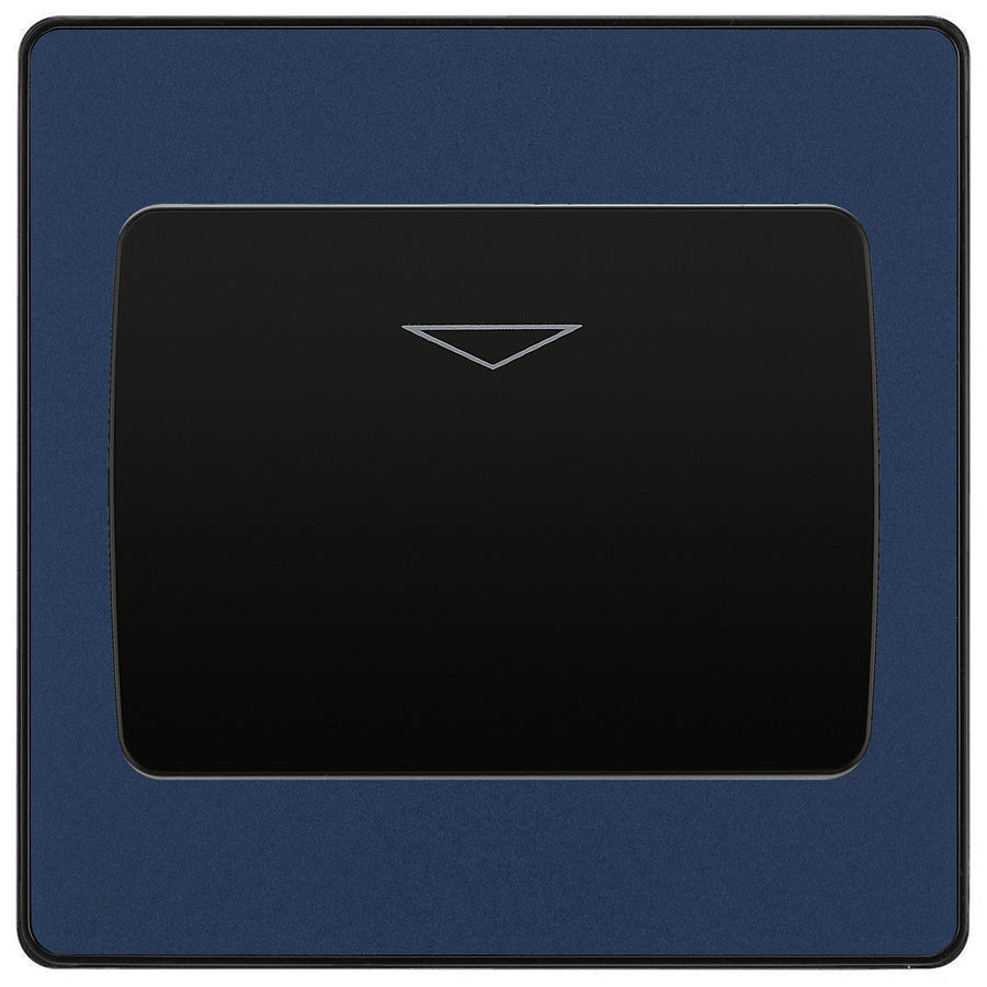 BG Evolve Matt Blue Hotel Key Card Switch PCDDB