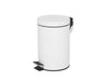 Corby Croft Pedal Bin in White, 3L