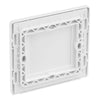 BG Evolve Brushed Steel 1 Gang Blank Plate PCDBS94W with 25mm Steel Back Box