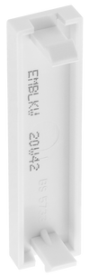 BG EMBLKW Euro Module Blank Plate (2pcs) - White