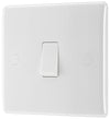 BG 813 Moulded Round Edge | White | 1 Gang 10AX Intermediate Plate Switch