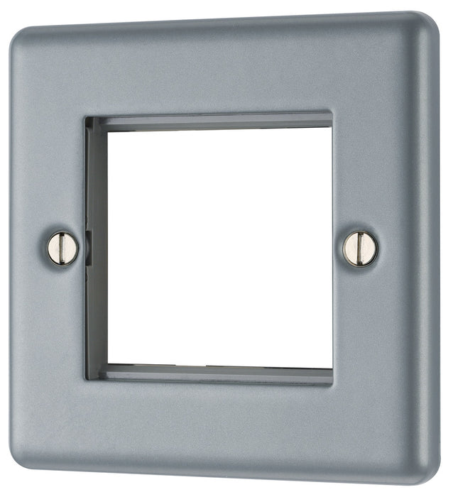 BG MC5EMS2 Metal Clad | 2 Module Square Euro Module Front...– The ...