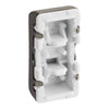 BG RRWDBN Black Nickel 20 Amp Double Pole Appliance Grid Switch Labelled Warming Drawer