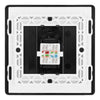 BG Evolve Matt Black RJ45 Cat6 Single Data Outlet PCDMBRJ451B with 35mm Steel Back Box