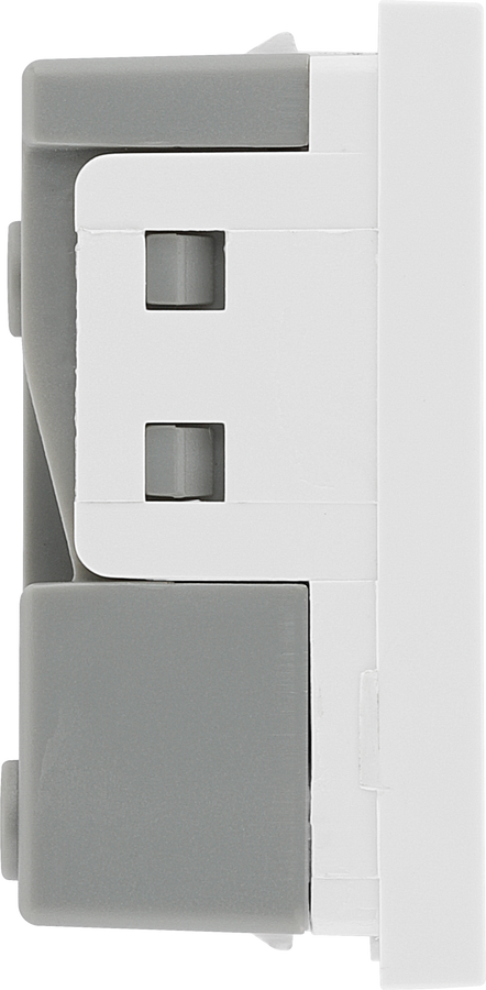 BG EMEUSW Euro Module 16A 2 Pin Unswitched Socket - White – The ...