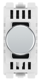 BG RPCDLT Nexus Grid Polished Chrome 2 Way 200W Trailing Edge Dimmer Module