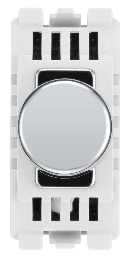 BG RPCDLT Nexus Grid Polished Chrome 2 Way 150W Trailing Edge Dimmer Module