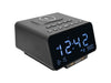 Corby Regent Alarm Clock in Black - UK Plug